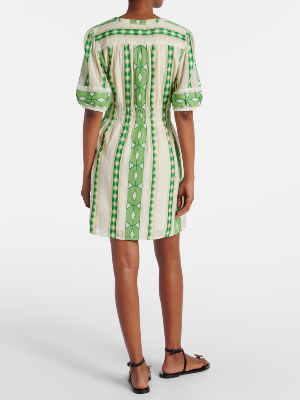 Velvet by Graham & Spencer Lucy patterned cotton minidress - Picture 2 of 10